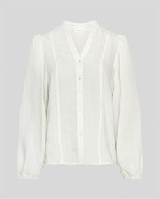 MSCH COPENHAGEN SKJORTE, MSCHBLANKA AMRITA SHIRT, EGRET